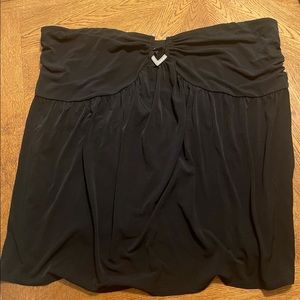 Torrid black stretchy tube top with jewel - Size 4